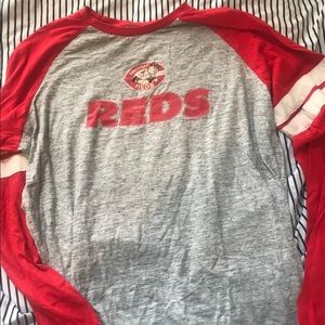 Reds long sleeve baseball shirt